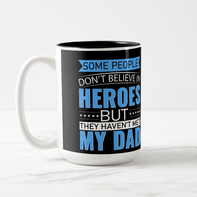 Für Papa  Zweifarbige Tasse (Links)
