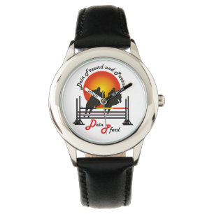 Für Pferde und Pferdesport Liebhaber Uhr