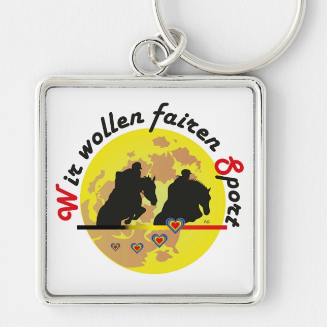 Für Pferdesport Liebhaber Schlüsselanhänger (Vorne)