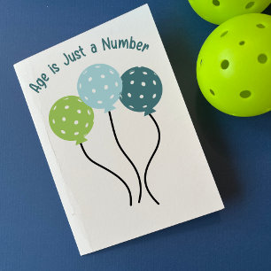 Für Pickleball-Spieler Lustiger Geburtstag Karte