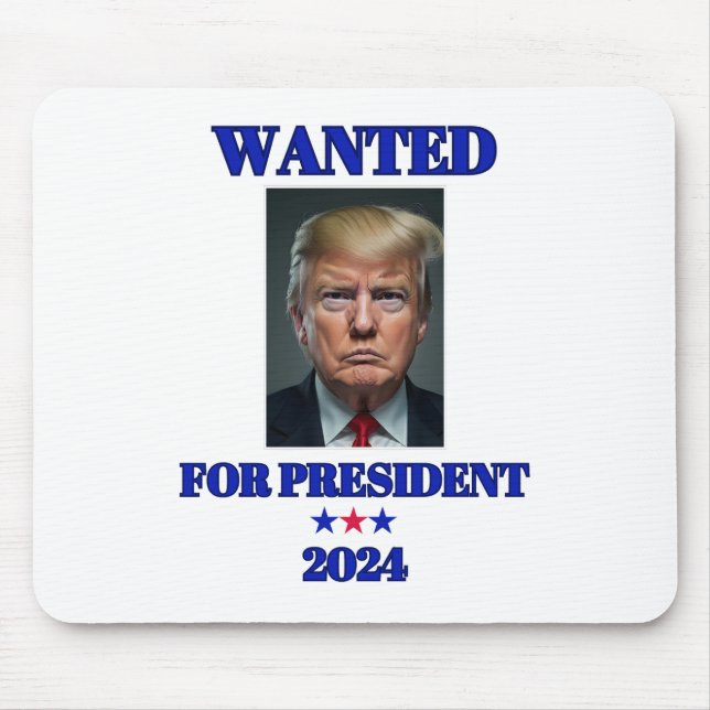 Für Präsident 2024 gewollt Donald Trump Mousepad (Vorne)
