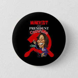 Für Präsident Kamala Harris Funny Presiden Button