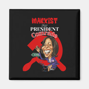 Für Präsident Kamala Harris Funny Presiden Magnet