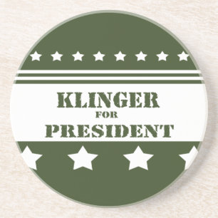Für Präsident Klinger Sandstein Untersetzer