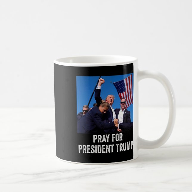 Für Präsident Trump4 Kaffeetasse (Rechts)
