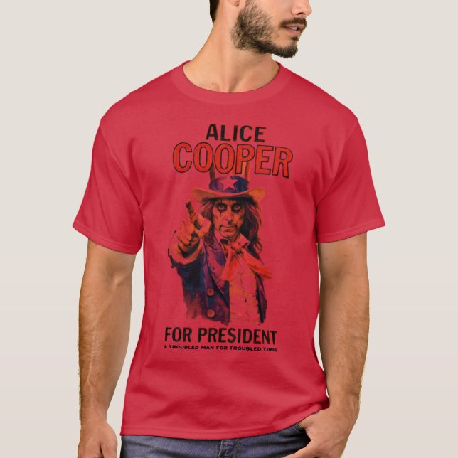 Für Präsident V1 lustig T-Shirt (Vorderseite)