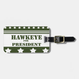 Für Präsidenten Hawkeye Gepäckanhänger