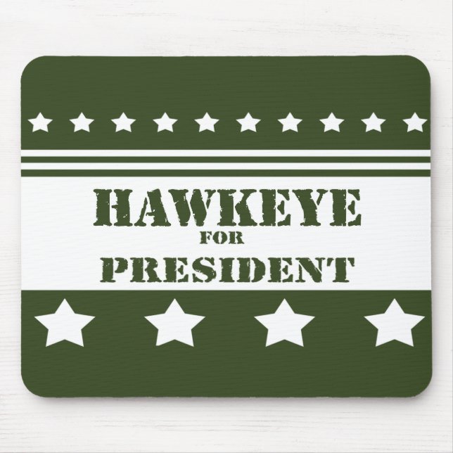 Für Präsidenten Hawkeye Mousepad (Vorne)