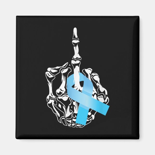 Für Prostatakrebs Mittelfinger Prostatakrebs Magnet (Vorne)