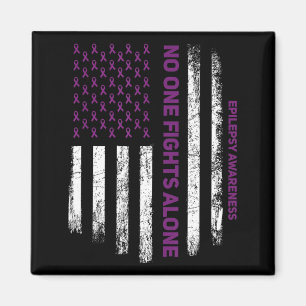 Für Purple Ribbon Warrior Unterstützer - Epilepsie Magnet