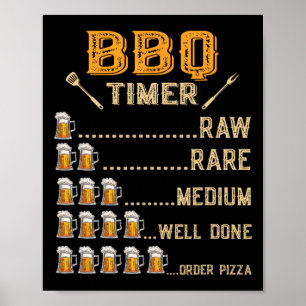 Für Rbecue-Grill- und Fleischgrill-Fans und BBQ-So Poster