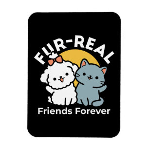 Fur-Real Friends Forever Niedliches Katzen- und Magnet