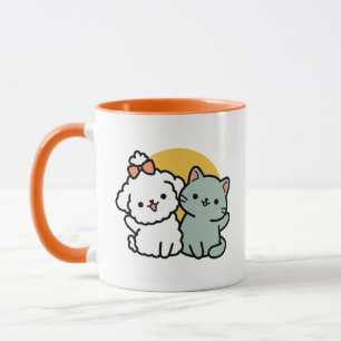 Fur-Real Friends Forever Niedliches Katzen- und Tasse