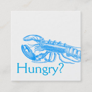 Für Restaurants Quadratische Visitenkarte