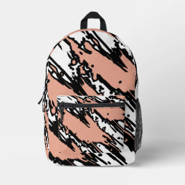 Für sanfte Seelen – Rosé Beige abstrakter Rucksack