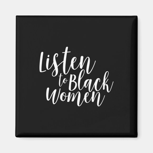 Für Schwarze Frauen Intersektionalistin Magnet (Vorne)