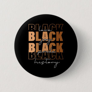 Für Schwarze Frauen Schwarze Geschichte Monat Retr Button