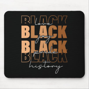 Für Schwarze Frauen Schwarze Geschichte Monat Retr Mousepad