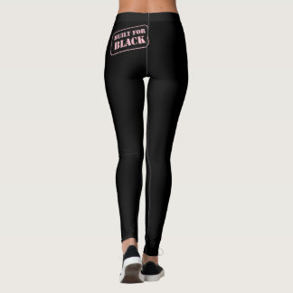 Für Schwarze Leggings Pink über Schwarz gebaut
