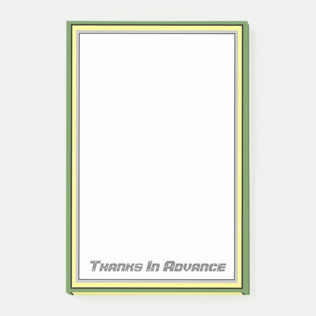 für sein Amt Post-it Klebezettel (Vorderseite)