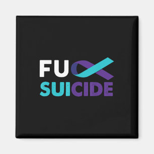 Für Selbstmord-Bewusstsein-Shirt Unterstützung Übe Magnet