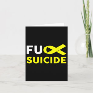 Für Selbstmordbewusstsein Shirt Support Survivor G Karte