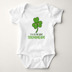 Für Shenanigans Niedlicher St. Patrick's Day Baby Strampler