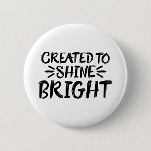 Für Shine Bright Espel Graphics Aesthetic Button