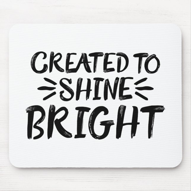 Für Shine Bright Espel Graphics Aesthetic Mousepad (Vorne)