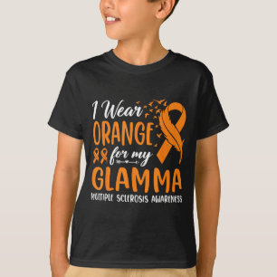 Für Shirt Orange Glamma Multiple Sklerose Awarene
