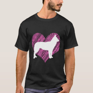 Für sibirischen Husky I Liebe Siberischer Husky T-Shirt