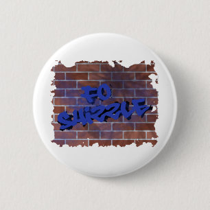 für Sicher Graffiti-Design Button