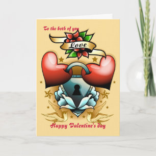 Für Sie beide Feiertagskarte