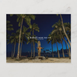 Für Sie Hawaii Postcard gewartet Postkarte