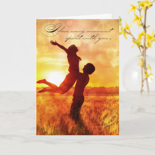 Für SIE Liebe Sie Romantisches Paar Küssend Wiese Karte