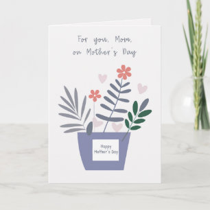 Für Sie Mama Pots of Liebe Muttertag Karte
