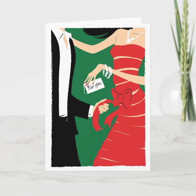 Für Sie notecard Feiertagskarte (Vorderseite)