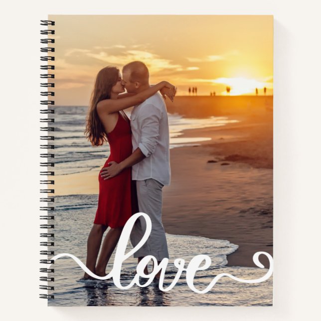 Für sie oder für ihn Foto Valentines Notizbuch (Vorderseite)