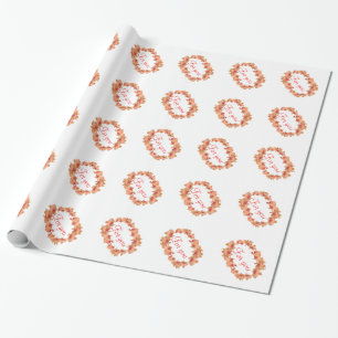 Für Sie Orchideen Geschenkpapier