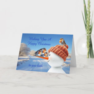 Für Sie Robins und Snowman Weihnachten