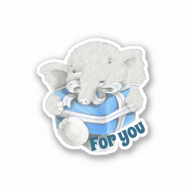 Für Sie schneiden Vinyl Stickers Aufkleber (Vorderseite)