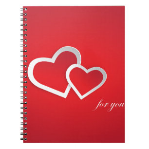 Für Sie Valentinstag Herzen Design-21987 Notizblock