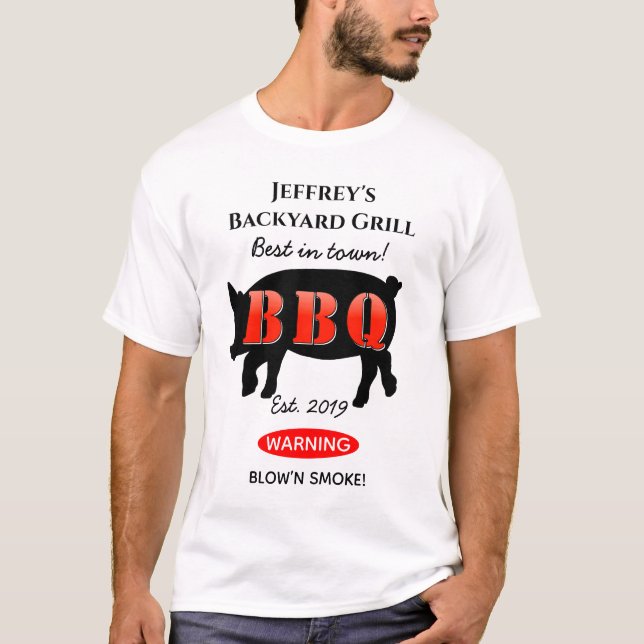 Für Sim Backyard Grilling GRILLEN Men's T - Shirt  (Vorderseite)