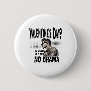Für Single mit Tattoooid Man Inked Man Anti Valent Button
