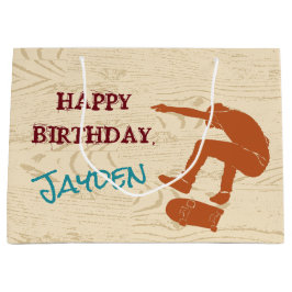 Für Skateboarder - Skateboarder-Grafiken nach Maß Große Geschenktüte