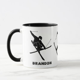 Für Skifahrer Personalisiert Tasse