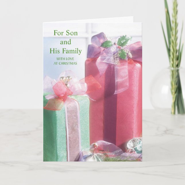 Für Son und seine Familie mit Liebe zu Weihnachten (Vorderseite)