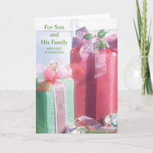 Für Son und seine Familie mit Liebe zu Weihnachten