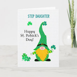 Für Steptochter St Patrick's Fun Leprechaun Card Karte