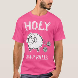 Für Stricker Schaf Lustiges Schaf Wolle T-Shirt